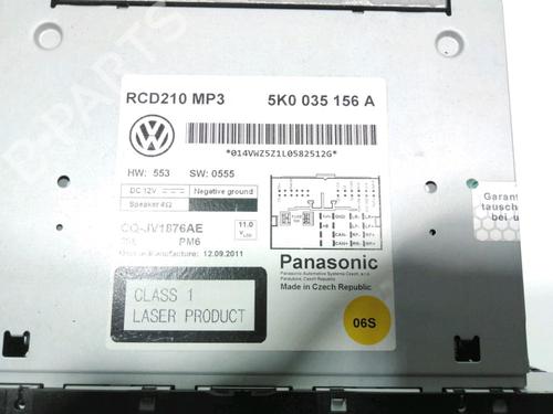 Radio VW TOURAN (1T3) 1.6 TDI | BP37769809E6 - Image 3