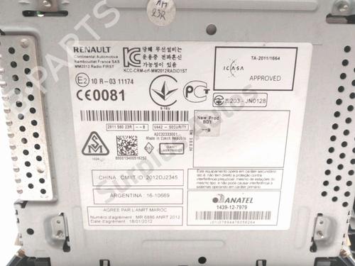 Radio RENAULT MEGANE III Hatchback (BZ0/1_, B3_) 1.5 dCi (BZ09, BZ0D, BZ1W, BZ29, BZ14) | BP28232232E6 