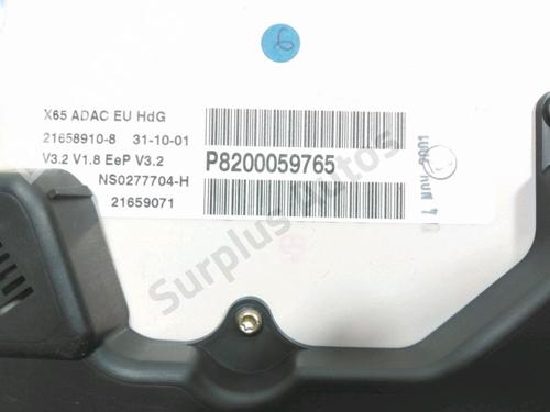 Instrument cluster RENAULT CLIO II (BB_, CB_) 1.5 dCi (B/CB07) | BP30141353C47