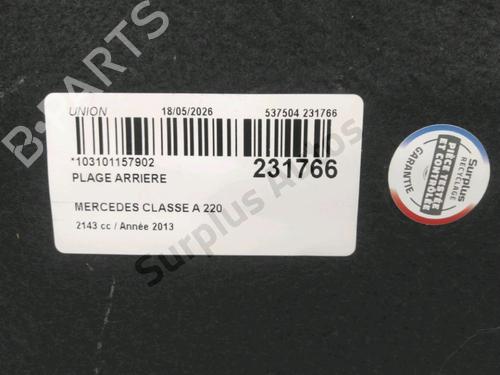 Rear parcel shelf MERCEDES-BENZ A-CLASS (W176) A 220 CDI (176.003) | BP35893663C85 - Image 2