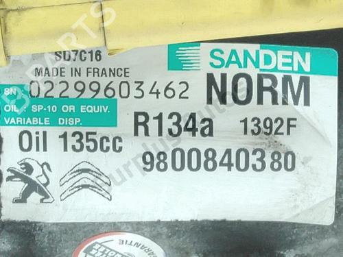 AC compressor CITROËN C5 III (RD_) 2.0 HDi 140 (RDRHF8, RDRHFA, RDRHA8, RDRHAJ) | BP40212888M34 - Image 5