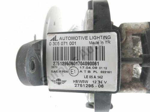 Right front fog light MINI MINI Convertible (R57) Cooper | BP28265557C31 