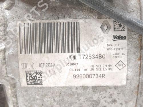 AC compressor RENAULT CLIO IV (BH_) 0.9 TCe 90 (BHNF, BHMA, BHMH, BHJK, BHJR) | BP30085968M34 - Image 5