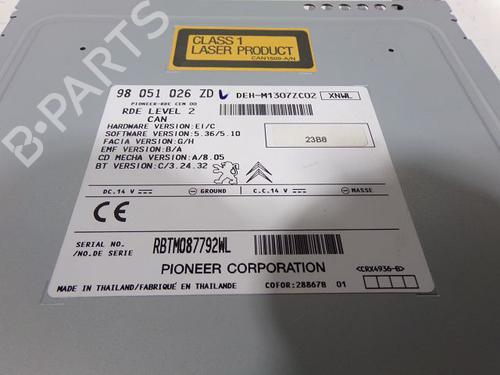 Used Radio PEUGEOT 208 I (CA_, CC_) 1.6 HDi / BlueHDi 75 (75 hp) 28231745