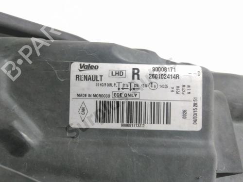 Right headlight DACIA LODGY (JS_) 1.5 dCi (JSMC, JSAF) | BP40465184C29 - Image 4