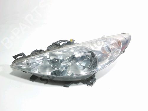 Used Left headlight Left headlight PEUGEOT 207 (WA_, WC_) 1.4 HDi (68 hp) 34116073 34116073