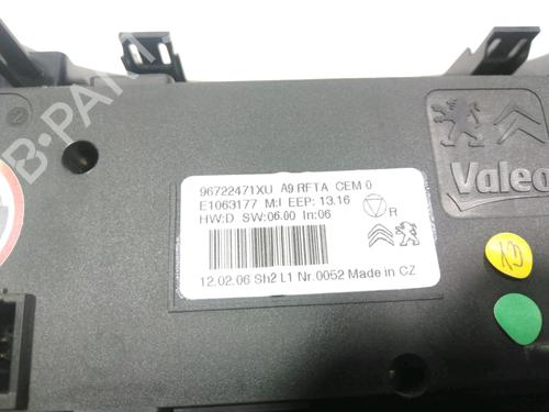 Climate control PEUGEOT 208 I (CA_, CC_) 1.6 HDi | BP28227638I5
