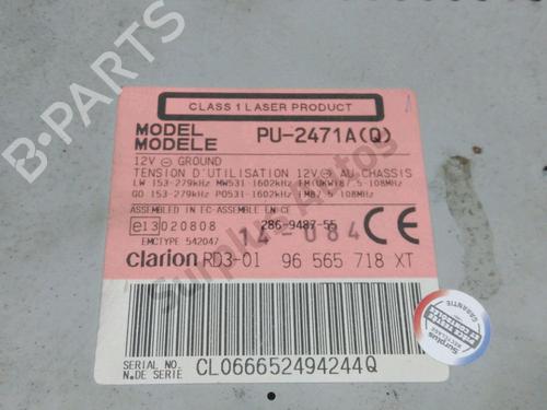 Autoradio PEUGEOT 206 Hatchback (2A/C) 1.4 i | BP29857458E6