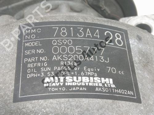 AC compressor MITSUBISHI ASX (GA_W_) 1.8 DI-D (GA6W) | BP30986670M34 - Image 2