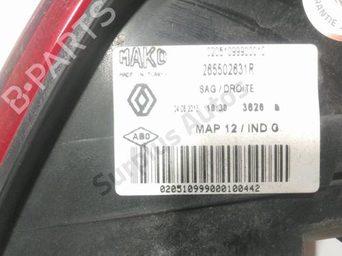 Right taillight RENAULT CLIO IV (BH_) 1.5 dCi 75 | BP30166670C35