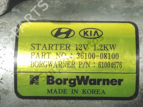 Starter KIA RIO IV (YB, SC, FB) 1.0 T-GDI 100 | BP32770701M8  - Image 5