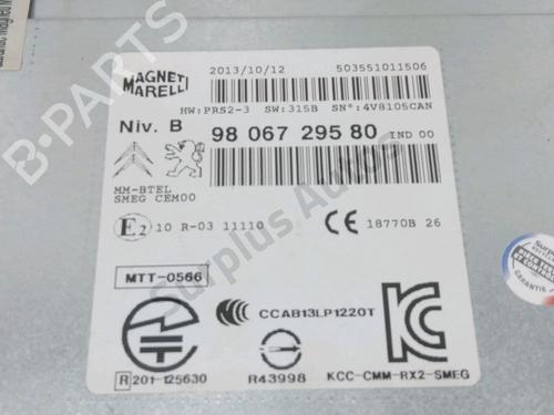 Radio PEUGEOT 208 I (CA_, CC_) 1.4 HDi | BP29857466E6 