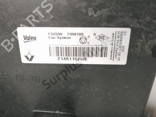 Radiator fan DACIA DUSTER (HM_) 1.3 TCe 130 4x4 (HMMF) | BP30085960M35 