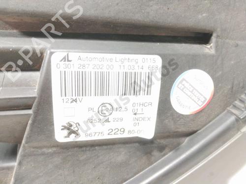 Right headlight PEUGEOT 308 II (LB_, LP_, LW_, LH_, L3_) 1.6 HDi | BP29496191C29 