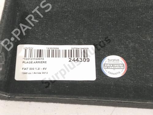 Rear parcel shelf FIAT 500 (312_) 1.2 (312AXA1A) | BP33034732C85 - Image 3