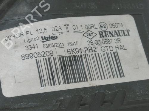 Left headlight RENAULT LAGUNA III (BT0/1) 1.5 dCi (BT00, BT0A, BT0T, BT1J) | BP38794077C28 - Image 2