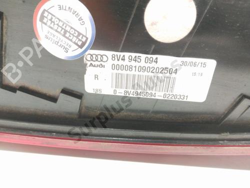 Right tailgate light AUDI A3 Sportback (8VA, 8VF) 1.6 TDI | BP28267666C80