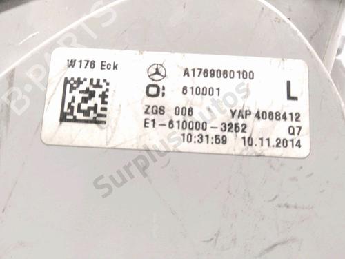 Left taillight MERCEDES-BENZ A-CLASS (W176) A 180 CDI / d (176.012) | BP30191099C34