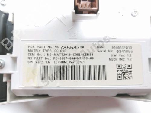 Instrument cluster PEUGEOT 508 I (8D_) 2.0 HDi Hybrid4 AWC | BP29553178C47