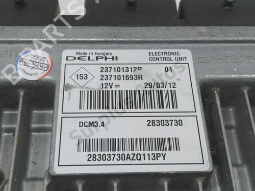 Engine control unit (ECU) RENAULT TWINGO II (CN0_) 1.5 dCi 90 | BP31261735M57 - Image 2