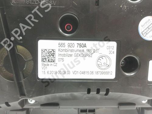 Instrument cluster SKODA KAROQ (NU7, ND7) 1.5 TSI | BP31986481C47 - Image 4