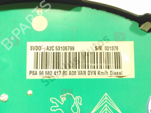 Instrument cluster PEUGEOT 1007 (KM_) 1.4 HDi | BP28230998C47