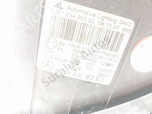 Left headlight MERCEDES-BENZ C-CLASS T-Model (S204) C 220 CDI (204.208) | BP28266919C28 
