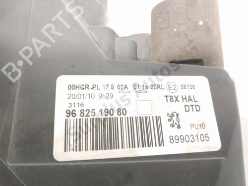 Right headlight PEUGEOT 5008 (0U_, 0E_) 1.6 HDi | BP29580565C29 