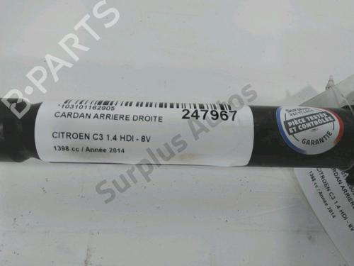 Right rear driveshaft CITROËN C3 II (SC_) 1.4 HDi 70 (SC8HZC, SC8HR0, SC8HP4) | BP36000064M41 - Image 2