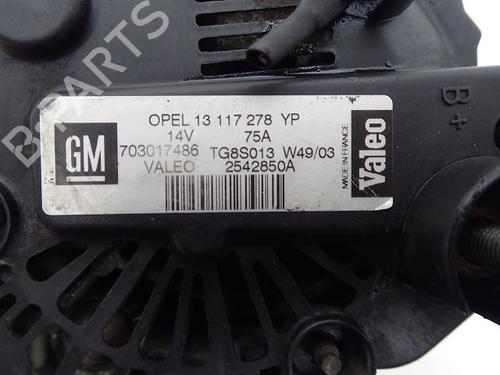 Used Alternator Alternator OPEL COMBO Box Body/MPV 1.3 CDTI 16V (69 hp) 30985674 30985674