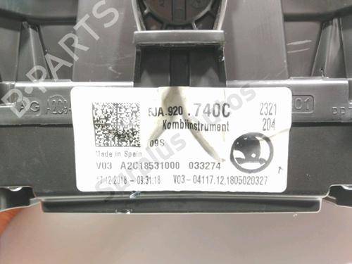 Instrument cluster SKODA RAPID Spaceback (NH1) 1.0 TSI | BP28230760C47 