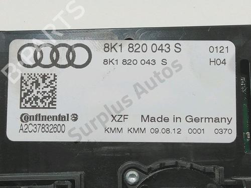 AC-Styringsenhed/Manøvreenhed AUDI A4 B8 Avant (8K5) 3.0 TDI | BP30988864I5