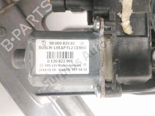 Front left window mechanism PEUGEOT 208 I (CA_, CC_) 1.2 VTI 82 | BP28241724C22