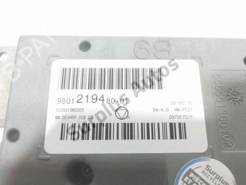 Display monitor PEUGEOT PARTNER Box Body/MPV (5_, G_) 1.6 HDi 90 | BP28229806C48 