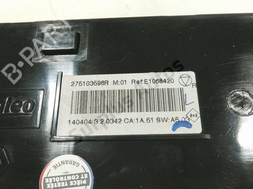 Climate control RENAULT MEGANE III Hatchback (BZ0/1_, B3_) 1.5 dCi (BZ09, BZ0D, BZ1W, BZ29, BZ14) | BP39705855I5 - Image 3