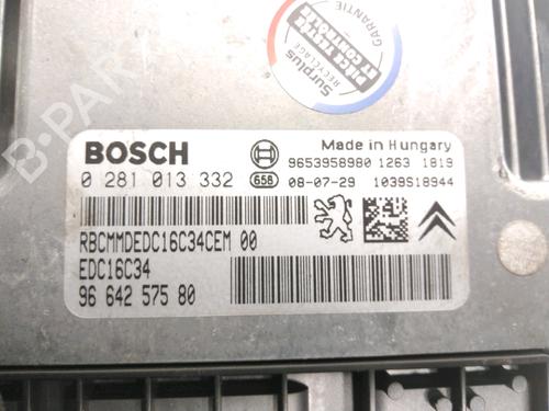 Engine control unit (ECU) PEUGEOT 407 (6D_) 1.6 HDi 110 (6D9HZC, 6D9HYC) | BP28220936M57 - Image 2
