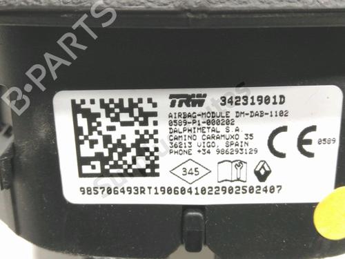 Driver airbag RENAULT CLIO V (B7_) 1.5 Blue dCi 85 (B7AG) | BP37771216C9 - Image 3