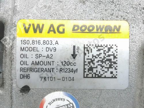 AC compressor VW UP! (121, 122, BL1, BL2, BL3, 123) 1.0 TSI | BP32741986M34 - Image 5