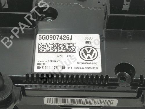 Climate control VW GOLF VII (5G1, BQ1, BE1, BE2) 1.6 TDI | BP30988907I5