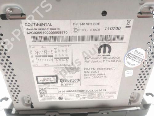 Radio ALFA ROMEO GIULIETTA (940_) 1.4 TB (940.FYA1A) | BP28231996E6