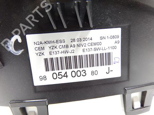 Instrument cluster PEUGEOT 208 I (CA_, CC_) 1.2 VTI 82 | BP28230157C47