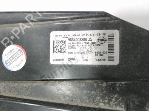 Venstre forlygte OPEL MOKKA 1.2 (76) | BP37787156C28 - Image 3