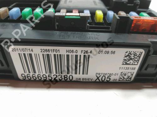 Fuse box CITROËN C3 Picasso (SH_) 1.6 HDi 110 | BP33750156E1 - Image 3