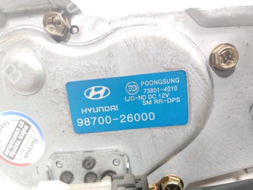 Rear wiper motor HYUNDAI SANTA FÉ I (SM) 2.0 CRDi 4x4 | BP28272278M102 