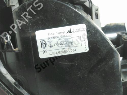 Right taillight RENAULT CAPTUR I (J5_, H5_) 1.3 TCe 130 (J5NJ, J5NE) | BP28269003C35 