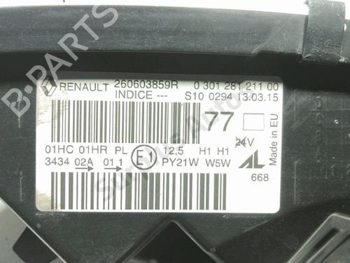 Left headlight RENAULT CAPTUR I (J5_, H5_) 1.5 dCi 90 (J5N4, J5M5, J5MW, J5M6, J5AL, J5AJ) | BP39397870C28 - Image 3