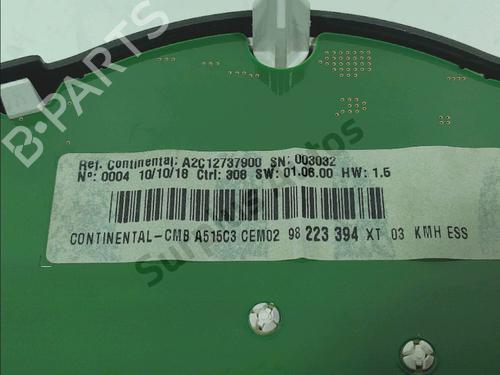 Instrument cluster DS DS 3 (SA_) 1.2 THP 110 / PureTech 110 (SAHNPS, SAHNZ6, SAHNZT) | BP37769517C47 - Image 3