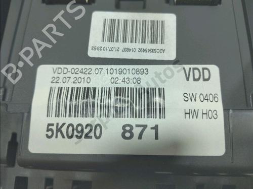 Instrument cluster VW GOLF VI (5K1) 1.4 TSI | BP39088752C47 - Image 3