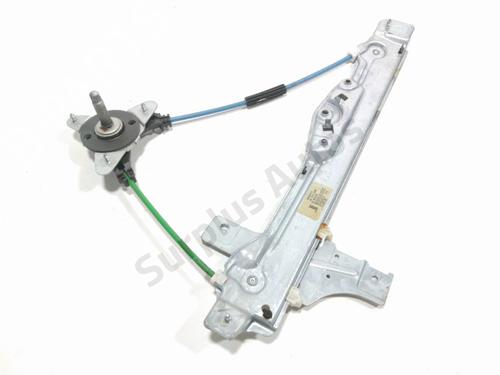 Rudehejsemekanisme Højre bagtil PEUGEOT 208 I (CA_, CC_) 1.2 VTI 82 (82 hp) 30086743