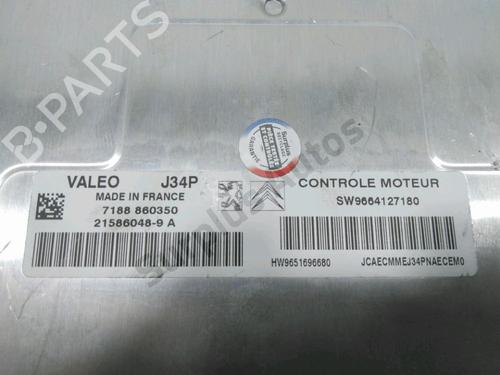 Engine control unit (ECU) PEUGEOT 1007 (KM_) 1.4 | BP30984767M57 - Image 2
